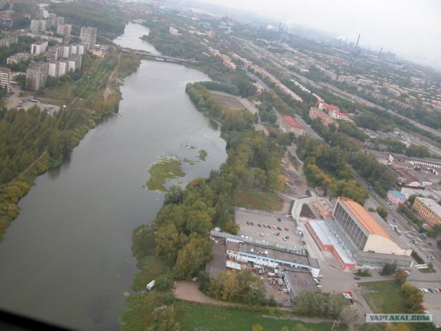 Челябинск с вертолета