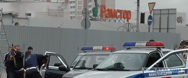 Московская полиция расстреляла джип
