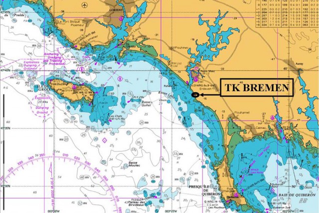Как резали TK BREMEN