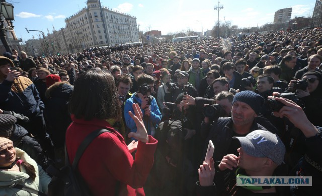 Задержания происходят на антикоррупционных акциях «Он нам не Димон»