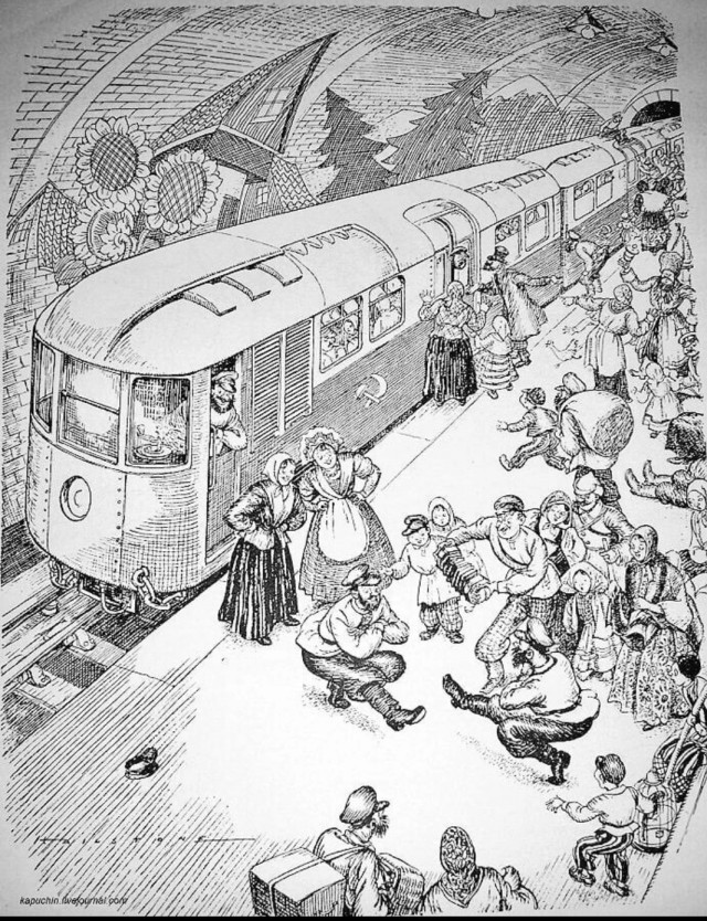 Москвичей возмутила  карикатура на московское метро