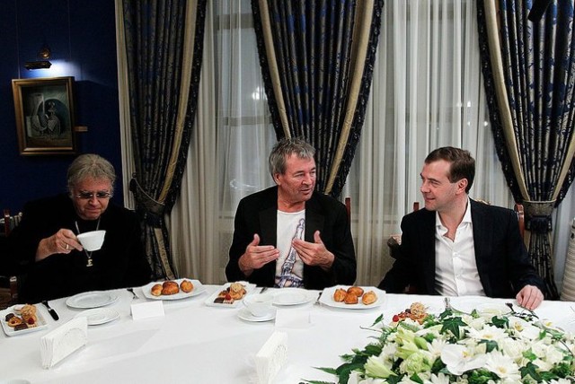 Deep Purple встретились с Медведевым