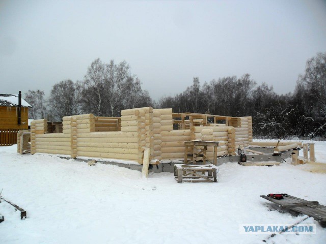 Строительство дома на даче