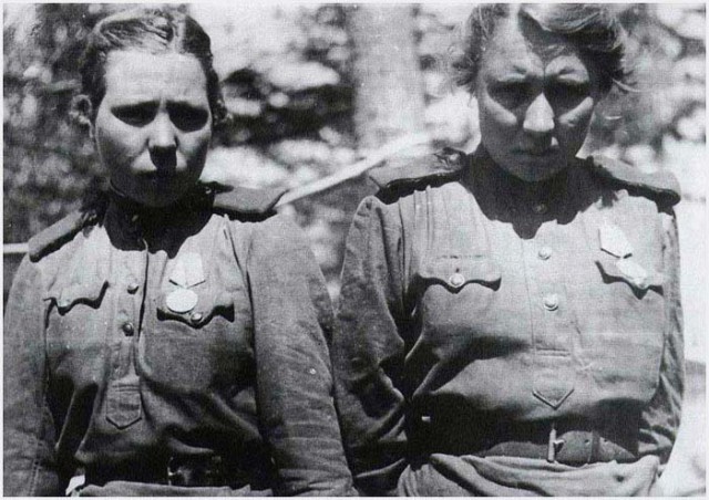 Советские женщины-военнослужащие в плену
