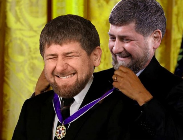 Рамзан Кадыров присвоил первое в Чечне звание "героя" Чечни Кадырову Рамзану