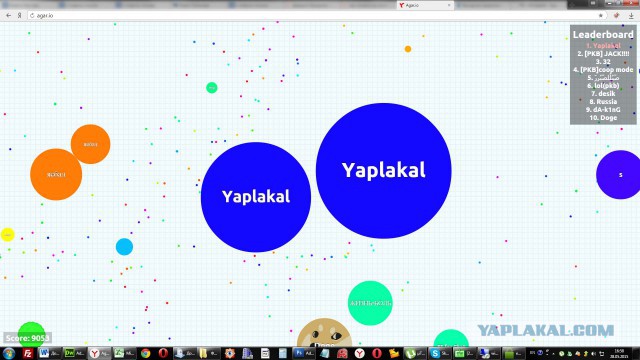 Симулятор жизни: agar.io