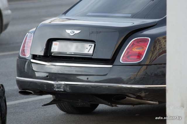 С белоруса требуют 23 000 евро за царапины на Bentley