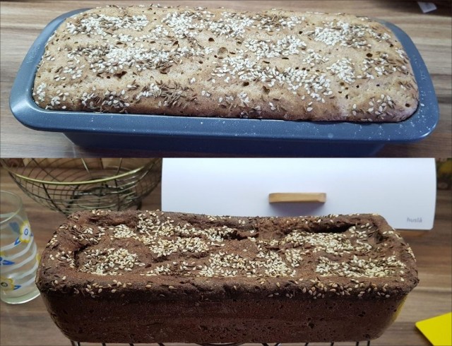 Хлеб заливной с солодом и ржаной мукой