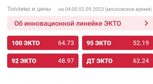 А  что с ценами на бензин и ДТ?