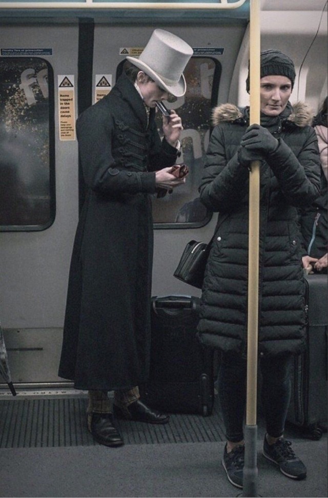 Модные и странные личности из московского метрополитена