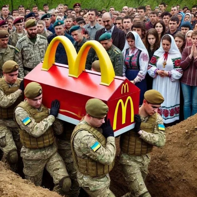 Судя по паре гробов - это похороны.