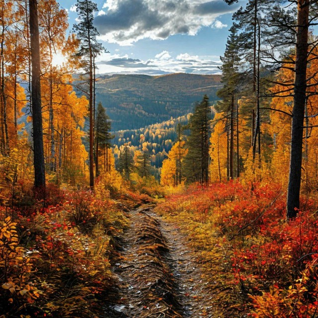 Осень в тайге