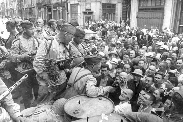 Парад Победы над Японией в Харбине, 1945 год