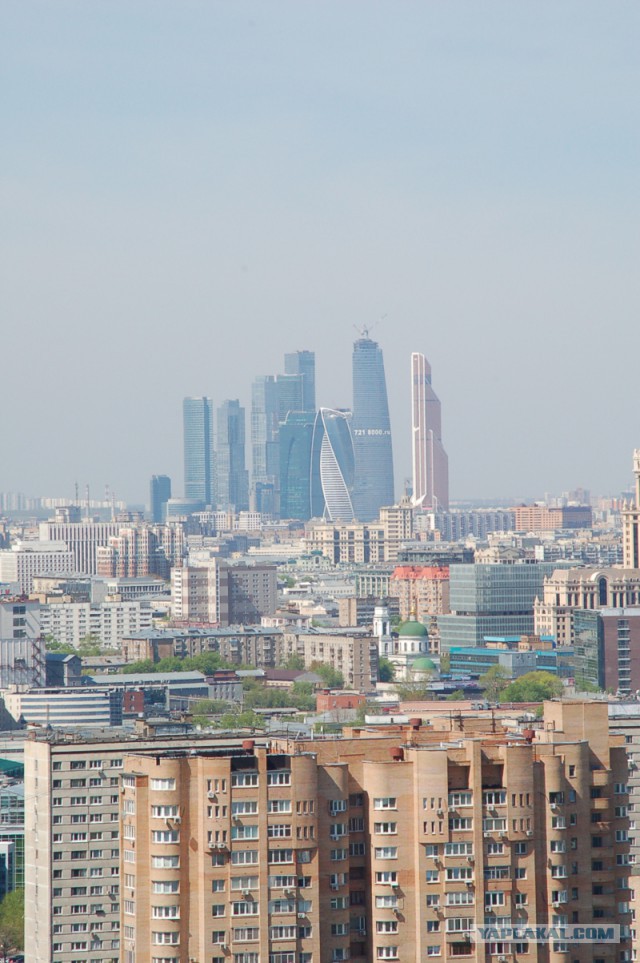 Репетиция Парада Победы с крыши 22 этажа