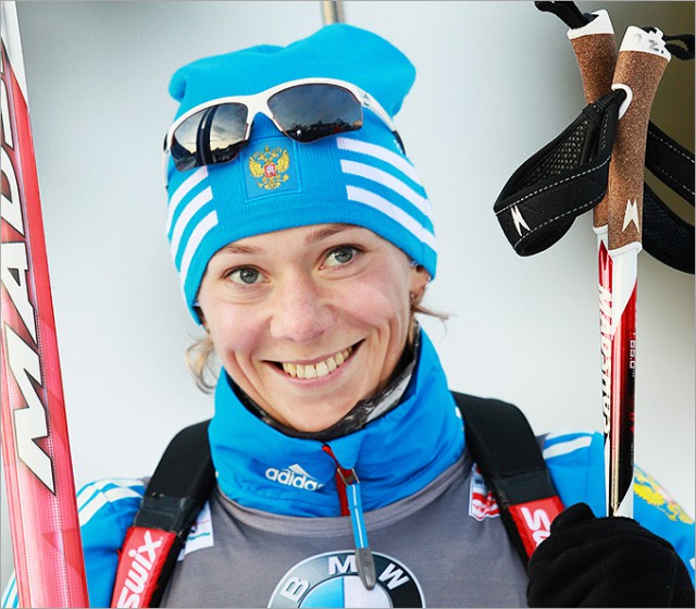 Габриела Соукалова фото с 7-го этапа Кубка мира по биатлону в Canmore, Canada