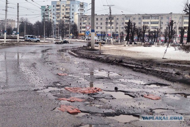 Нестандартный ремонт дорог