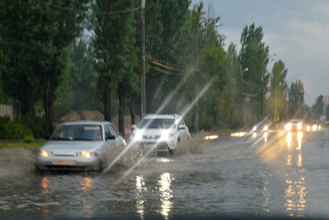 Затопленная дорога