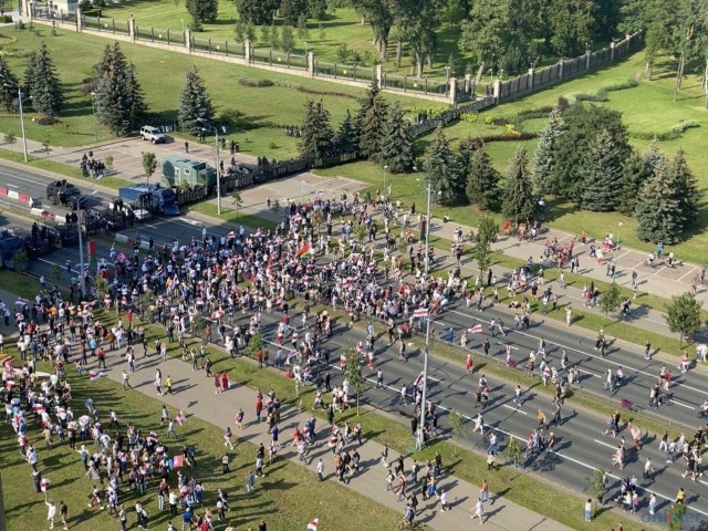 В 14-00 в Минске начнется марш несогласных с итогами выборов