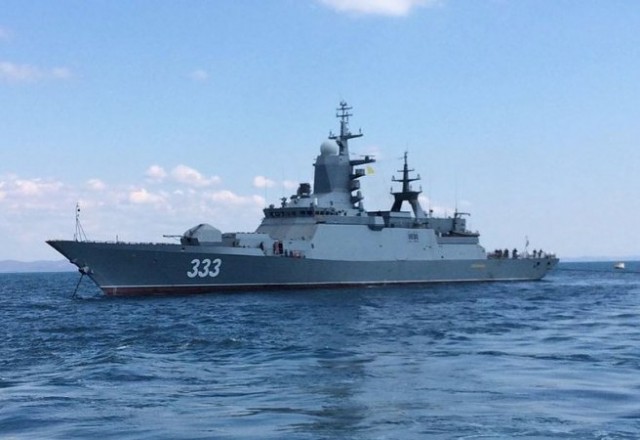 Российские корабли отработали уничтожение авианосной группы в Тихом океане