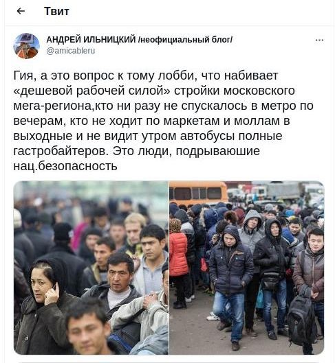 Советник Шойгу сказал правду о мигрантах, не побоявшись вице-премьера Хуснуллина