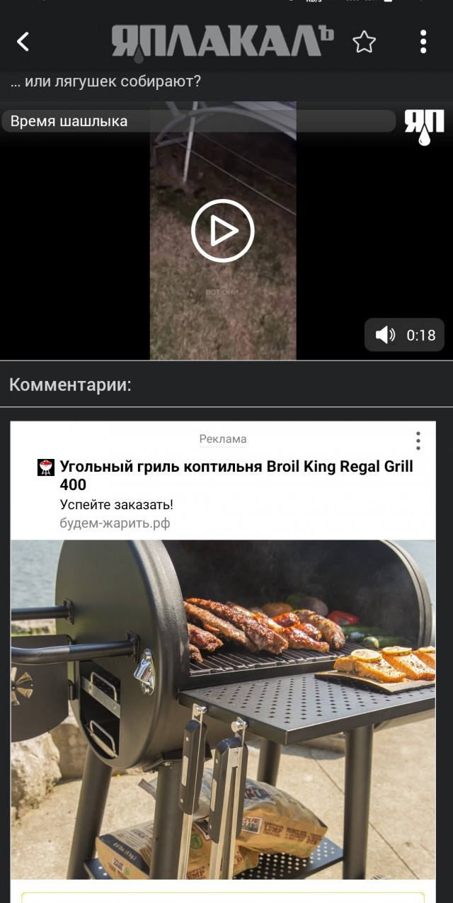 Время шашлыка