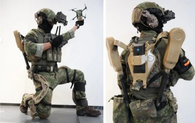 Китайская компания Kestrel Defense создала боевой экзоскелет с автономным питанием