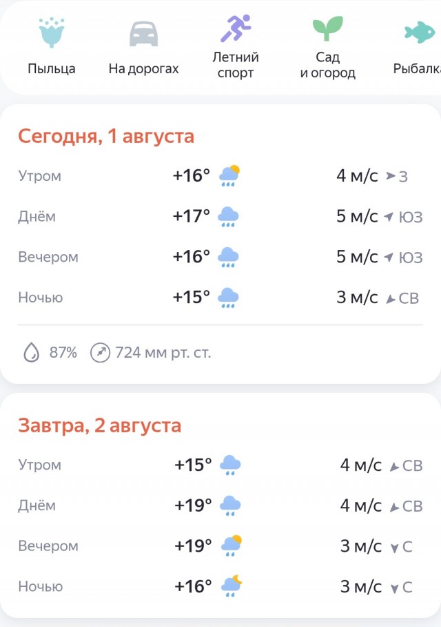 Август - это ещё не осень! (Околоавгустовская подборка)