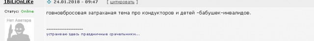 Кондуктор пыталась покончить жизнь самоубийством из-за публичных разборок с инвалидом