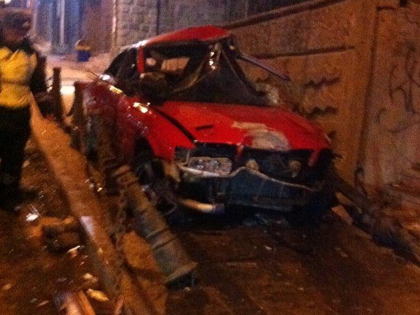 ДТП со стритрейсером во Владике