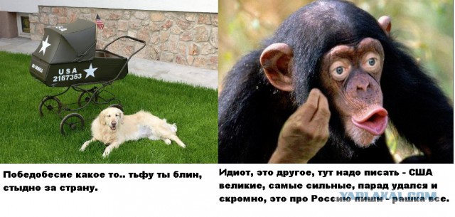 Военный парад в Вашингтоне ко Дню Независимости