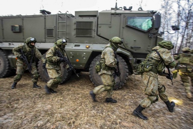Практическая тренировка российской армии