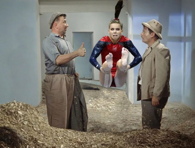 Фотожаба Гимнасточка