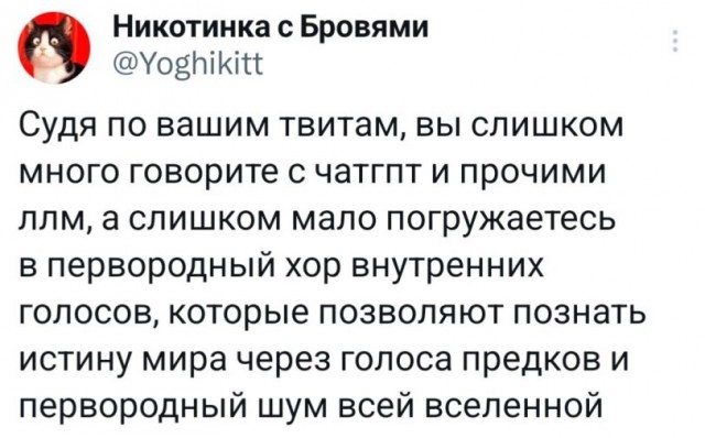 Я тут пофилосовствовал с ИИ. Слабым и не здоровым не заходить!