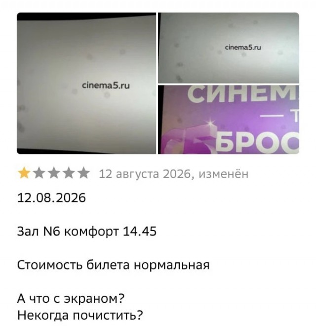Школьник из Хабаровска сломал экран IMAX за ₽26 млн