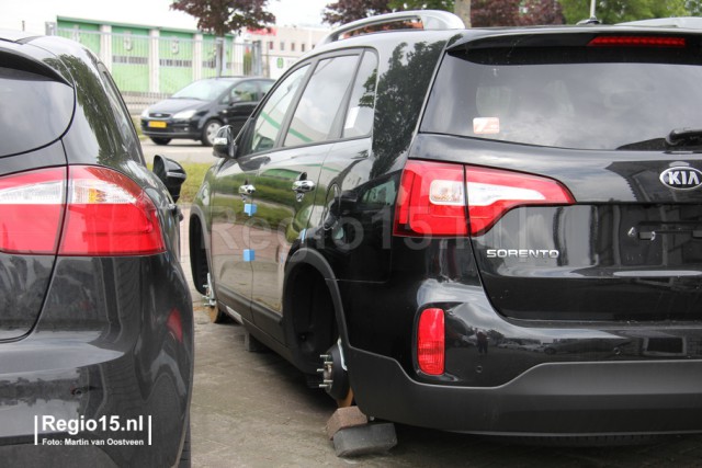 Кража в голландском автосалоне KIA