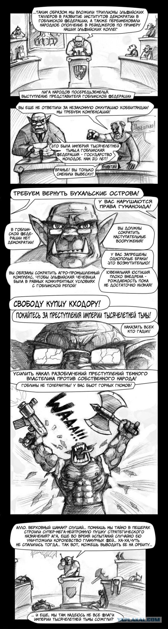 Карикатуры о России.