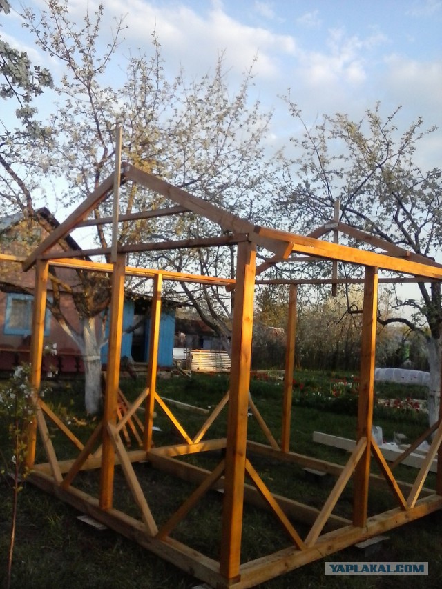Моя мини стройка беседки 3х3 метра