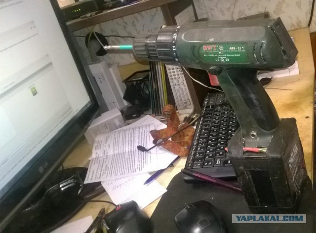 Переделка бошевского акумулятора с кадмия на литий