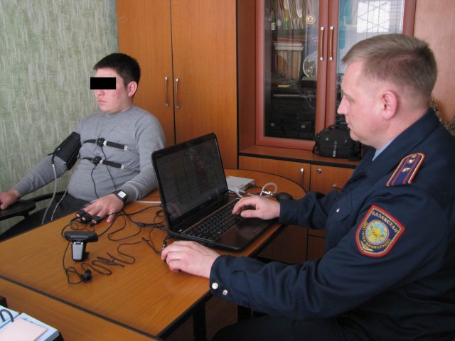 Велосипедист встретил семью скунсов
