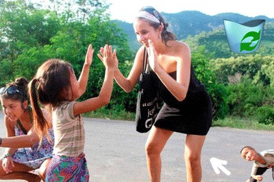 Фотожаба: любопытный парень