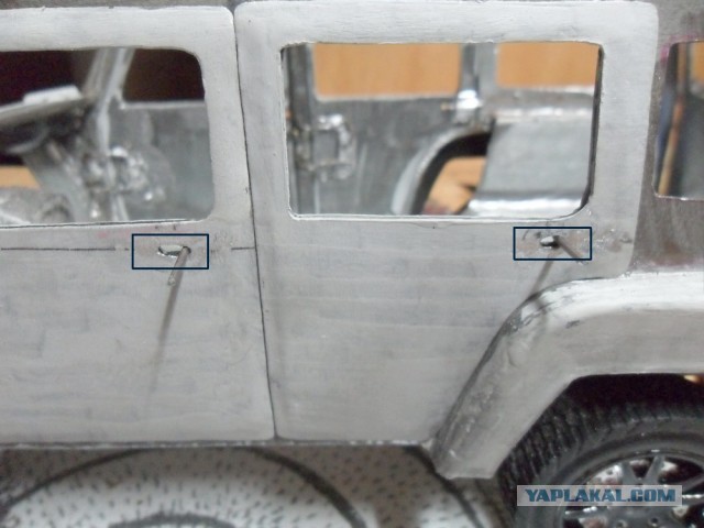 Автомодель Hummer H3 из жести