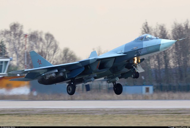 СУ-57 в небе Сирии