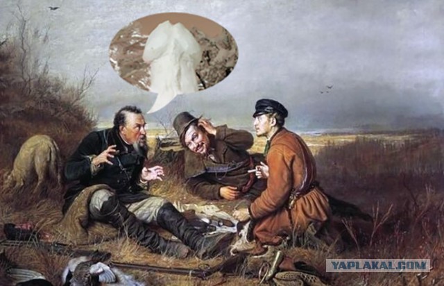 Фотожаба: Девушка и снеговик