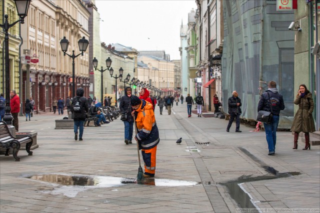 Прогулка по Москве сегодня