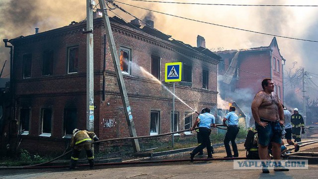 В Ростове пожар