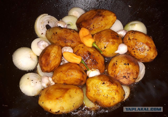 "Пирожок" с айвой (казан-кебаб из баранины)