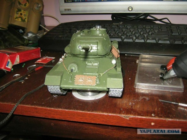 Оживление стендовой модели от звезды Т-34-85
