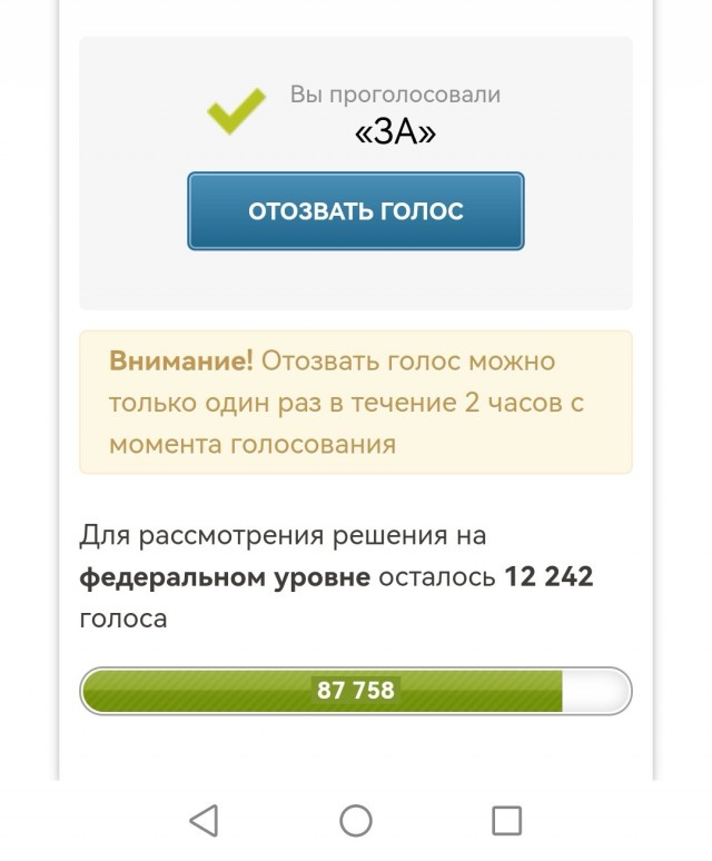 Зоошиза централизовано голосует против петиции 117415⁠⁠