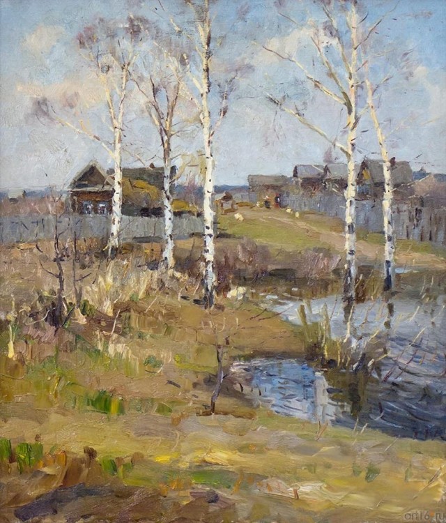 Приход весны в деревню