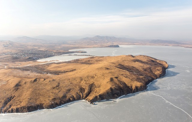 Владивосток и Русский остров с высоты...